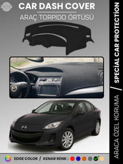 MAZDA 3 (2009-2013) Uyumlu Torpido Örtüsü Araca Özel Ön Göğüs Koruma