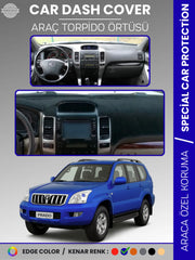 TOYOTA LAND CRUISER PRADO (2002-2009) Uyumlu Torpido Örtüsü Araca Özel Ön Göğüs Koruma