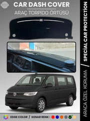 VOLKSWAGEN TRANSPORTER T7 (2021+) Uyumlu Torpido Örtüsü Araca Özel Ön Göğüs Koruma