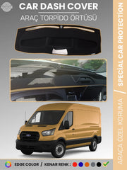 FORD TRANSİT V363 (2019-2023) Uyumlu Torpido Örtüsü Araca Özel Ön Göğüs Koruma