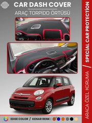 FIAT 500L (2013-2017) Uyumlu Torpido Örtüsü Araca Özel Ön Göğüs Koruma