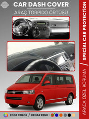 VOLKSWAGEN TRANSPORTER T5 (2003-2016) Uyumlu Torpido Örtüsü Araca Özel Ön Göğüs Koruma