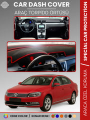 VOLKSWAGEN PASSAT B7 (2010-2015) Uyumlu Torpido Örtüsü Araca Özel Ön Göğüs Koruma
