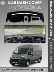 CITROEN JUMPER X290 KASA (2014-2024) Uyumlu Torpido Örtüsü Araca Özel Ön Göğüs Koruma