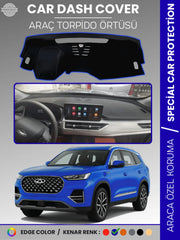Chery Tiggo 8 Pro (2020+) Uyumlu Torpido Örtüsü Araca Özel Ön Göğüs Koruma