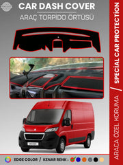 PEUGEOT BOXER (2017-2021) Uyumlu Torpido Örtüsü Araca Özel Ön Göğüs Koruma