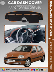 RENAULT CLIO 2 AIRBAGLI (2001-2012) Uyumlu Torpido Örtüsü Araca Özel Ön Göğüs Koruma