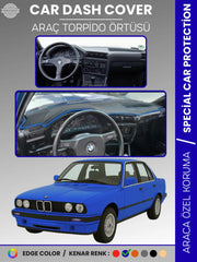 BMW E30 3 SERİSİ (1982-1991) Uyumlu Torpido Örtüsü Araca Özel Ön Göğüs Koruma