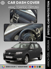 DACIA SANDERO STEPWAY (2010-2015) Uyumlu Torpido Örtüsü Araca Özel Ön Göğüs Koruma