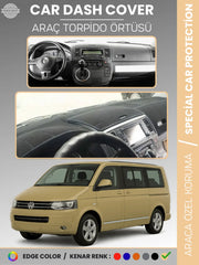 VOLKSWAGEN TRANSPORTER T5 (2003-2016) Uyumlu Torpido Örtüsü Araca Özel Ön Göğüs Koruma