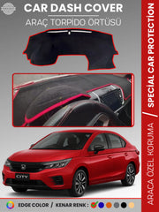 HONDA CITY (2020+) Uyumlu Torpido Örtüsü Araca Özel Ön Göğüs Koruma