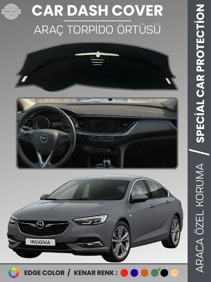 OPEL INSIGNIA B (2017-2022) Uyumlu Torpido Örtüsü Araca Özel Ön Göğüs Koruma