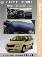 CHRYSLER GRAND VOYAGER (2002-2006) Uyumlu Torpido Örtüsü Araca Özel Ön Göğüs Koruma