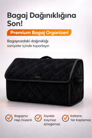 Oto Bagaj Çantası Lüks Tay Tüyü Su Geçirmez Kaymaz Katlanır Düzenleyici