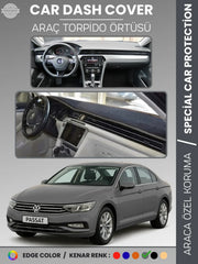 VOLKSWAGEN PASSAT B8 (2015-2020) Uyumlu Torpido Örtüsü Araca Özel Ön Göğüs Koruma