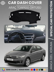 CITROEN C-ELYSEE (2012-2021) Uyumlu Torpido Örtüsü Araca Özel Ön Göğüs Koruma