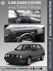 VOLKSWAGEN GOLF 2 MK2 (1983-1992) Uyumlu Torpido Örtüsü Araca Özel Ön Göğüs Koruma