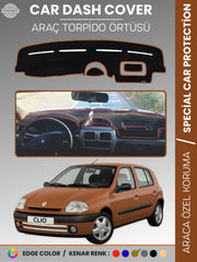 RENAULT CLIO 2 AIRBAGSIZ (2001-2012) Uyumlu Torpido Örtüsü Araca Özel Ön Göğüs Koruma