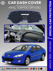 PEUGEOT 407 (2004-2010) Uyumlu Torpido Örtüsü Araca Özel Ön Göğüs Koruma