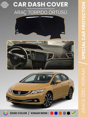 HONDA CIVIC FB7 (2011-2015) Uyumlu Torpido Örtüsü Araca Özel Ön Göğüs Koruma