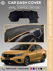 HONDA CITY (2020+) Uyumlu Torpido Örtüsü Araca Özel Ön Göğüs Koruma