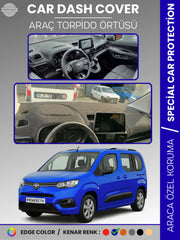 TOYOTA PROACE CITY (2019-2024) Uyumlu Torpido Örtüsü Araca Özel Ön Göğüs Koruma