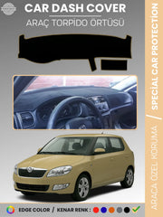 SKODA FABİA (2007-2014) Uyumlu Torpido Örtüsü Araca Özel Ön Göğüs Koruma