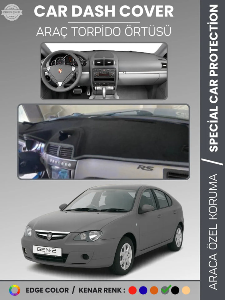PROTON GEN-2 (2004-2011) Uyumlu Torpido Örtüsü Araca Özel Ön Göğüs Koruma