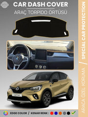 RENAULT CAPTUR (2019-2024) Uyumlu Torpido Örtüsü Araca Özel Ön Göğüs Koruma