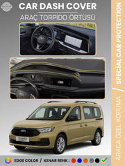 FORD TOURNEO CONNECT (2023+) Uyumlu Torpido Örtüsü Araca Özel Ön Göğüs Koruma