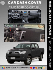 TOYOTA HILUX (2005-2014) Uyumlu Torpido Örtüsü Araca Özel Ön Göğüs Koruma