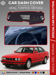 BMW E34 5 SERİSİ AİRBAGSİZ (1988-1996) Uyumlu Torpido Örtüsü Araca Özel Ön Göğüs Koruma