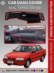 HYUNDAİ EXCEL (1989-1994) Uyumlu Torpido Örtüsü Araca Özel Ön Göğüs Koruma
