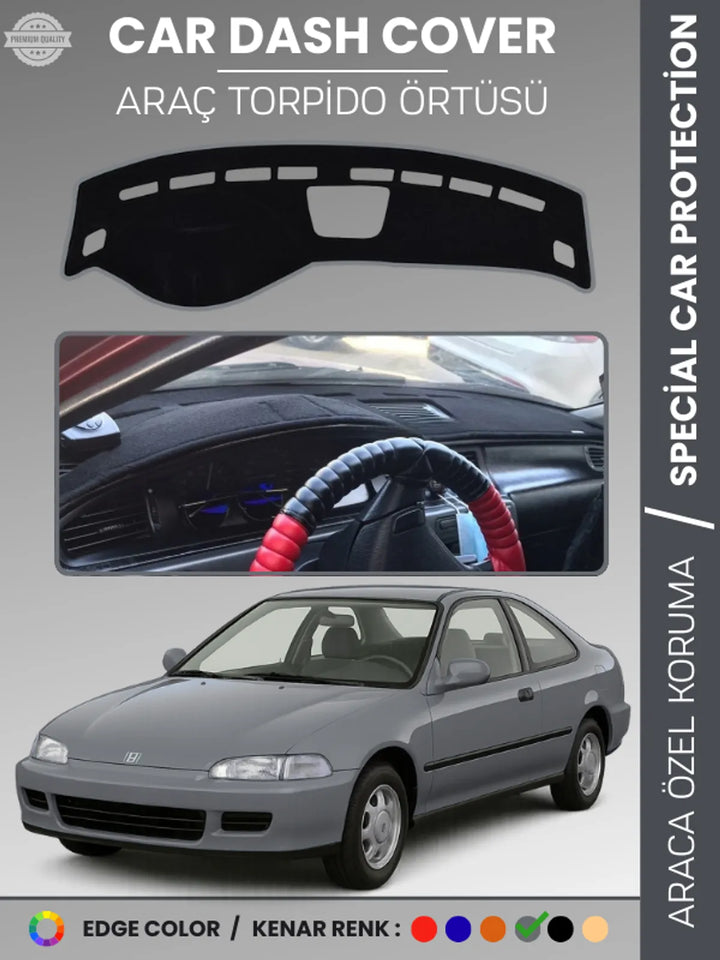 HONDA CIVIC (1994-2000) Uyumlu Torpido Örtüsü Araca Özel Ön Göğüs Koruma