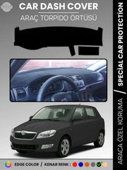 SKODA FABİA (2007-2014) Uyumlu Torpido Örtüsü Araca Özel Ön Göğüs Koruma