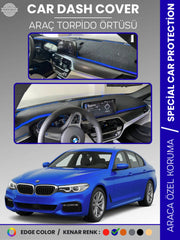 BMW G30 G31 G38 (2017+) Uyumlu Torpido Örtüsü Araca Özel Ön Göğüs Koruma