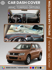 SUZUKI GRAND VİTARA (2006-2012) Uyumlu Torpido Örtüsü Araca Özel Ön Göğüs Koruma