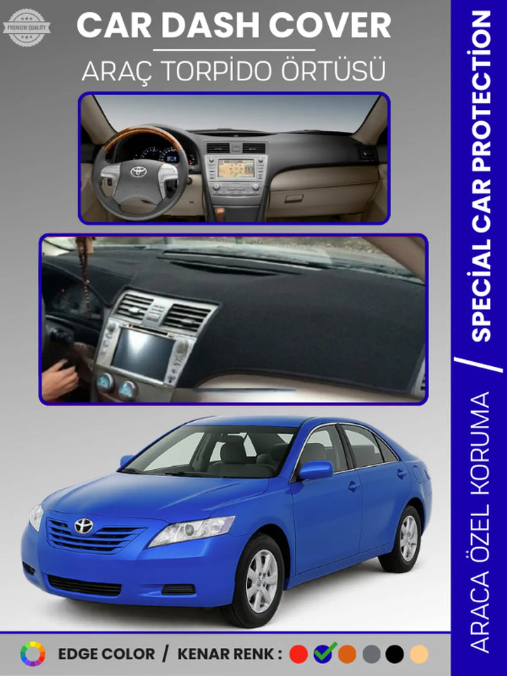 TOYOTA CAMRY (2006-2012) Uyumlu Torpido Örtüsü Araca Özel Ön Göğüs Koruma