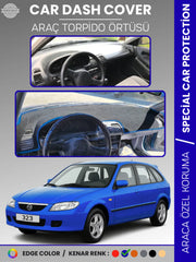 MAZDA 323 BJ HATCHBACK (1998-2003) Uyumlu Torpido Örtüsü Araca Özel Ön Göğüs Koruma