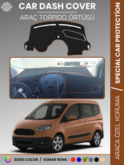 FORD COURİER (2013-2020) Uyumlu Torpido Örtüsü Araca Özel Ön Göğüs Koruma