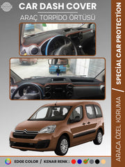 CITROEN BERLİNGO (2008-2017) Uyumlu Torpido Örtüsü Araca Özel Ön Göğüs Koruma