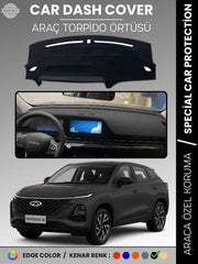 Chery Omada 5 (2022-2025) Uyumlu Torpido Örtüsü Araca Özel Ön Göğüs Koruma