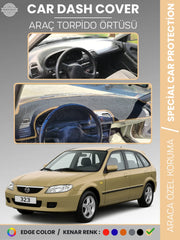 MAZDA 323 BJ HATCHBACK (1998-2003) Uyumlu Torpido Örtüsü Araca Özel Ön Göğüs Koruma