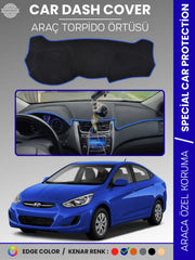 HYUNDAİ ACCENT BLUE (2011-2017) Uyumlu Torpido Örtüsü Araca Özel Ön Göğüs Koruma