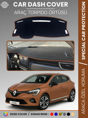 RENAULT CLİO 5 (2019-2023) Uyumlu Torpido Örtüsü Araca Özel Ön Göğüs Koruma