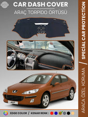 PEUGEOT 407 (2004-2010) Uyumlu Torpido Örtüsü Araca Özel Ön Göğüs Koruma