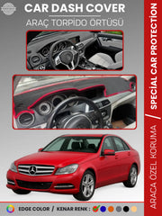MERCEDES C CLASS W204 (2007-2014) Uyumlu Torpido Örtüsü Araca Özel Ön Göğüs Koruma