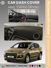 PEUGEOT 3008 (2011-2014) Uyumlu Torpido Örtüsü Araca Özel Ön Göğüs Koruma