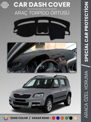 SKODA YETI (2009-2017) Uyumlu Torpido Örtüsü Araca Özel Ön Göğüs Koruma