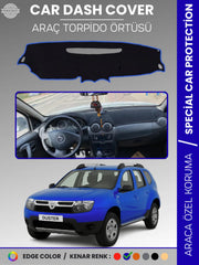 DACIA DUSTER (2009-2013) Uyumlu Torpido Örtüsü Araca Özel Ön Göğüs Koruma